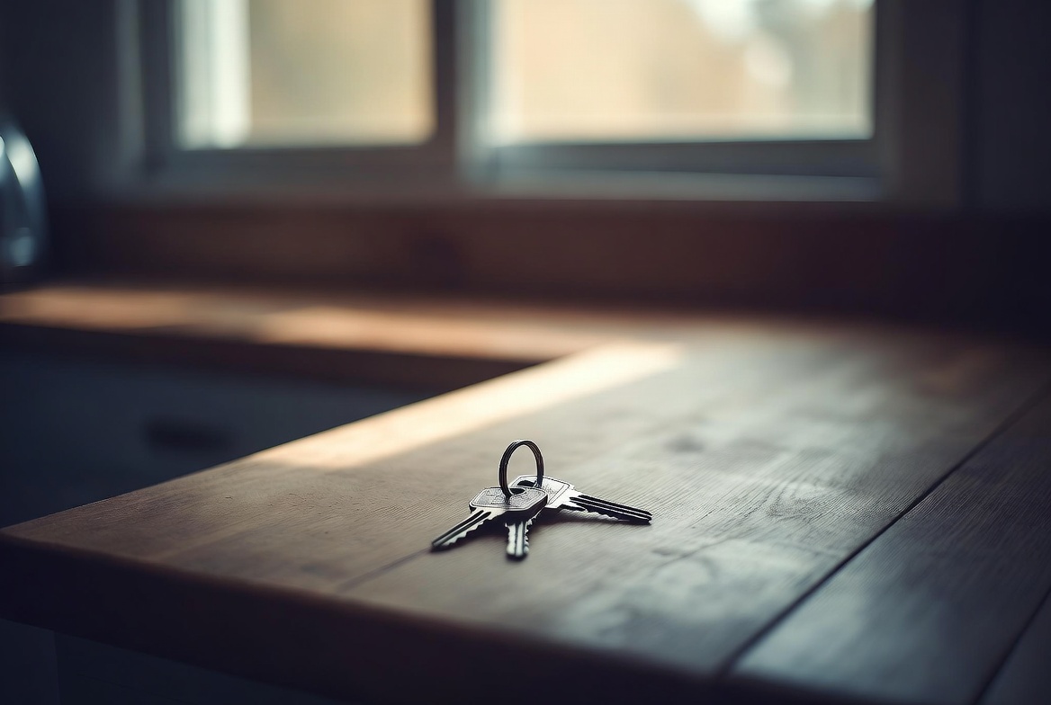 Car keys resting on a counter — a quiet symbol of one of the hardest conversations families face